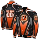 customized cincinnati bengals mesh chest black crocs black varsity jacket best selling.webp