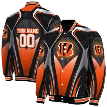 customized cincinnati bengals mesh chest black crocs black varsity jacket fashion forward.webp