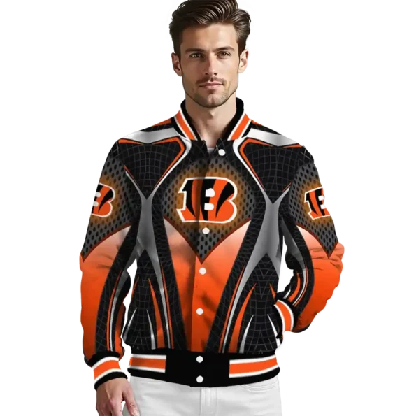 customized cincinnati bengals mesh chest black crocs black varsity jacket high quality.webp