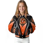 customized cincinnati bengals mesh chest black crocs black varsity jacket best selling.webp