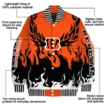 customized cincinnati bengals winged blaze orange white varsity jacket best selling.webp