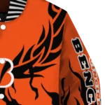 customized cincinnati bengals winged blaze orange white varsity jacket best selling.webp