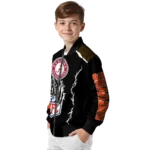 customized cleveland browns claw blood brown black bomber jacket best selling