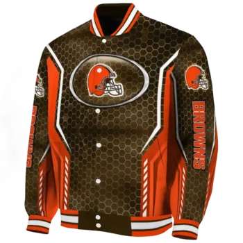 customized cleveland browns power plate brown varsity jacket best selling.webp