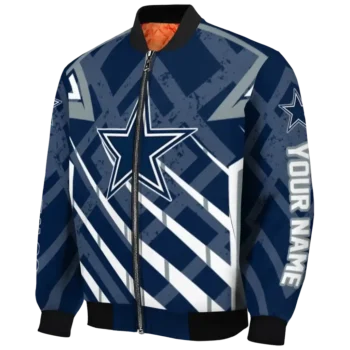 customized dallas cowboys chevron angles blue bomber jacket best selling