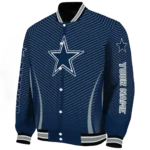 customized dallas cowboys chevron arrow blue varsity jacket best selling.webp