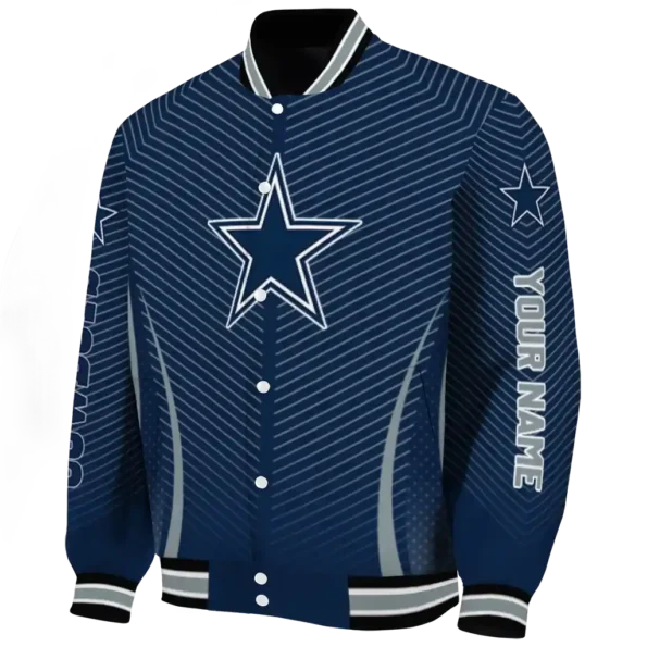 customized dallas cowboys chevron arrow blue varsity jacket best selling.webp