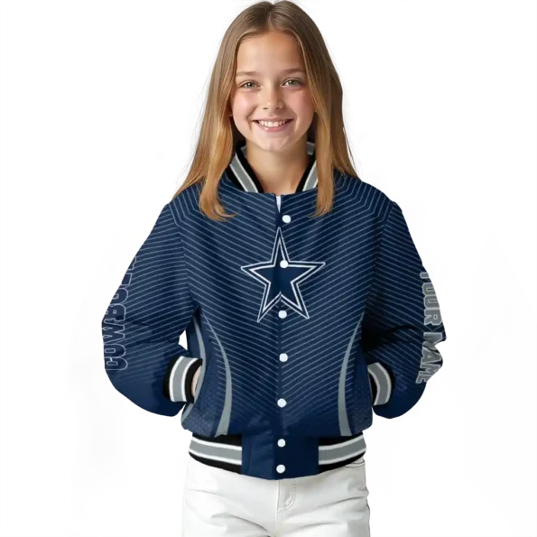 customized dallas cowboys chevron arrow blue varsity jacket top rated.webp