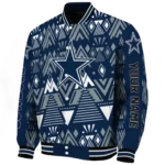 customized dallas cowboys pyramid shapes blue varsity jacket best selling.webp