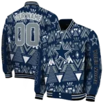 customized dallas cowboys pyramid shapes blue varsity jacket best selling.webp