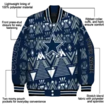 customized dallas cowboys pyramid shapes blue varsity jacket best selling.webp