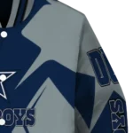 customized dallas cowboys spider mark blue grey crocs varsity jacket best selling.webp