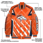 customized denver broncos chevron angles orange varsity jacket best selling.webp