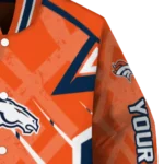 customized denver broncos chevron angles orange varsity jacket best selling.webp