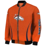 customized denver broncos chevron arrow orange bomber jacket best selling