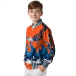 customized denver broncos winged blaze orange white varsity jacket best selling.webp