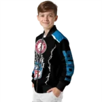 customized detroit lions claw blood blue black bomber jacket best selling