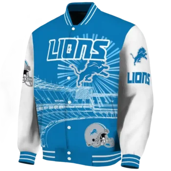 customized detroit lions ferris arena blue white varsity jacket best selling.webp