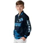 customized detroit lions hexagon mesh blue black varsity jacket best selling.webp