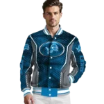 customized detroit lions power plate blue varsity jacket best selling.webp