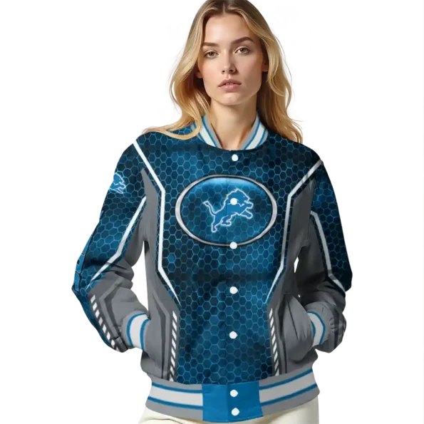 customized detroit lions power plate blue varsity jacket latest model.webp