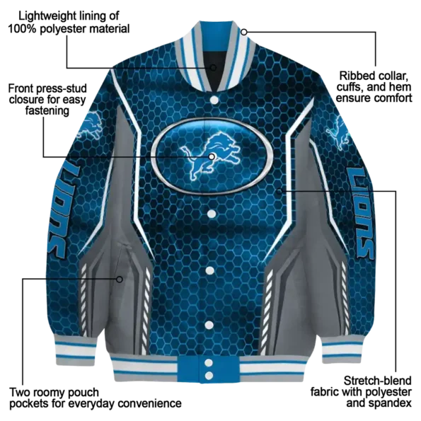 customized detroit lions power plate blue varsity jacket new arrival.webp