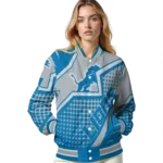 customized detroit lions star burst blue varsity jacket best selling.webp