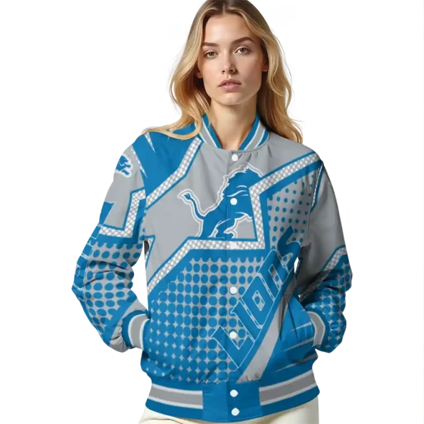 customized detroit lions star burst blue varsity jacket latest model.webp