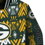 customized green bay packers pyramid shapes green varsity jacket best selling.webp