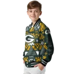 customized green bay packers pyramid shapes green varsity jacket best selling.webp