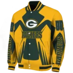 customized green bay packers spider mark green yellow crocs varsity jacket best selling.webp
