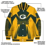 customized green bay packers spider mark green yellow crocs varsity jacket best selling.webp