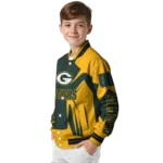 customized green bay packers spider mark green yellow crocs varsity jacket best selling.webp