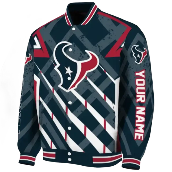 customized houston texans chevron angles blue varsity jacket best selling.webp