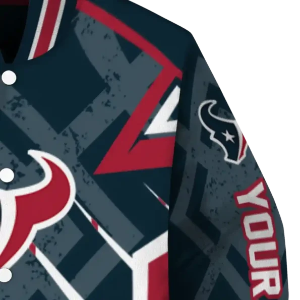 customized houston texans chevron angles blue varsity jacket premium grade.webp