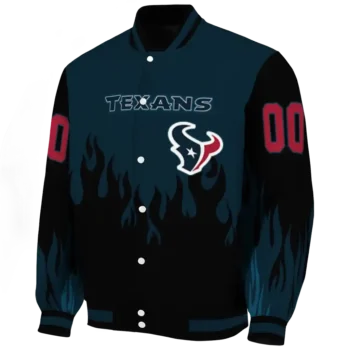 customized houston texans flame border blue black varsity jacket best selling.webp