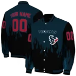 customized houston texans flame border blue black varsity jacket best selling.webp