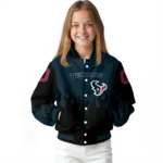 customized houston texans flame border blue black varsity jacket best selling.webp