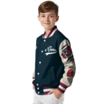 customized houston texans razorback outline blue nude varsity jacket best selling.webp