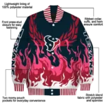 customized houston texans winged blaze blue white varsity jacket best selling.webp