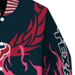 customized houston texans winged blaze blue white varsity jacket best selling.webp