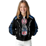 customized indianapolis colts claw blood blue black bomber jacket best selling