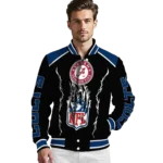 customized indianapolis colts claw blood blue black varsity jacket best selling.webp