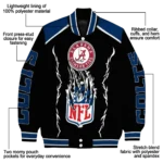 customized indianapolis colts claw blood blue black varsity jacket best selling.webp