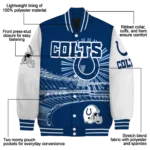 customized indianapolis colts ferris arena blue white varsity jacket best selling.webp