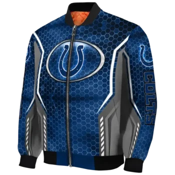 customized indianapolis colts power plate blue bomber jacket best selling