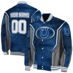 customized indianapolis colts power plate blue varsity jacket best selling.webp