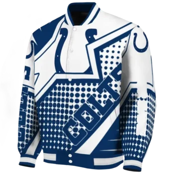 customized indianapolis colts star burst blue varsity jacket best selling.webp