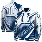 customized indianapolis colts star burst blue varsity jacket best selling.webp
