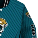 customized jacksonville jaguars chevron arrow teal varsity jacket best selling.webp